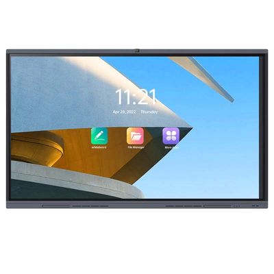 H11S Çoklu Dokunmatik Ekran Akıllı Etkileşimli Düz Panel 86 İnç OEM 4K Dijital Beyaz Tahta