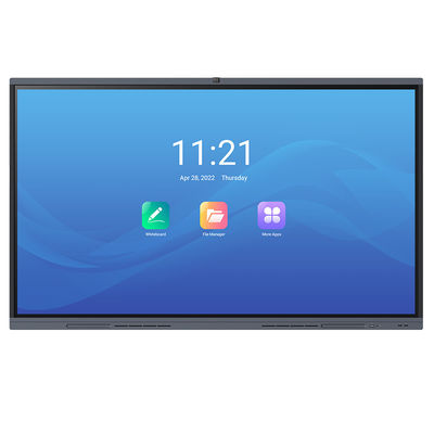 H11S 75 '' 8G RAM Akıllı Öğretim Tahtası 4K UHD Okullar İçin Akıllı İnteraktif Düz Panel