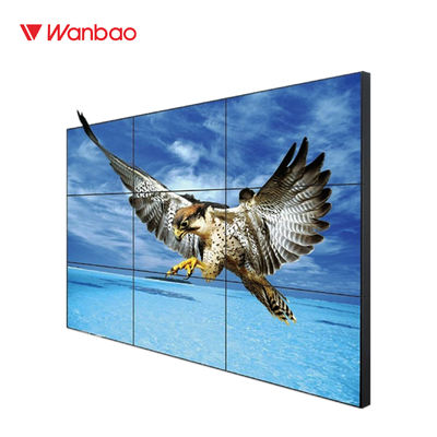 1080P TV LCD Video Duvar Panelleri Çözümü 55 İnç Süper Dar Çerçeve LED