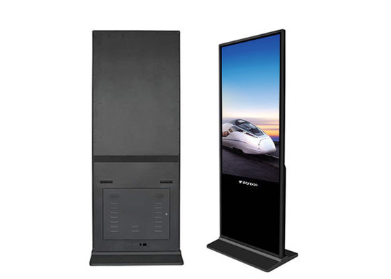 İnteraktif Dokunmatik LED Dikili LCD Reklam Oyuncu 65 `` Büyük Ekran