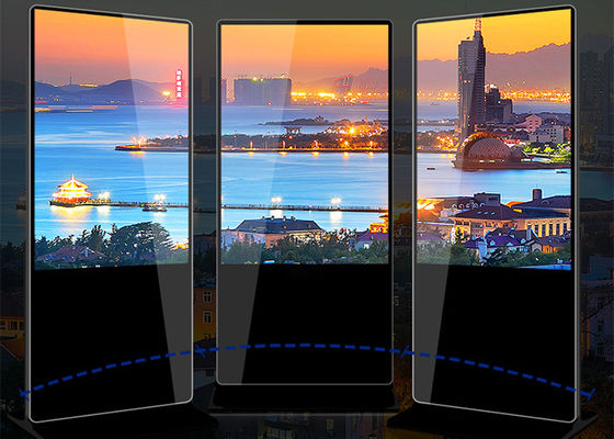 55 inç dijital tabela reklam ile dokunmatik ekran lcd ekran seçeneği için android sistemi açık k