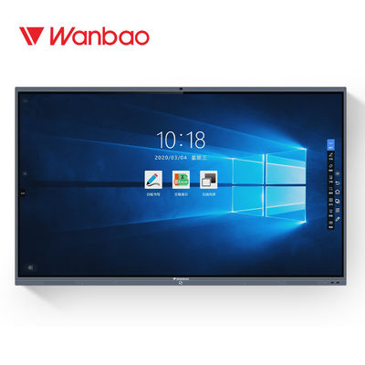Üstün TV Konferansı Düz ​​Panel 75 inç Dokunmatik Ekran Alüminyum Alaşımlı Çerçeve