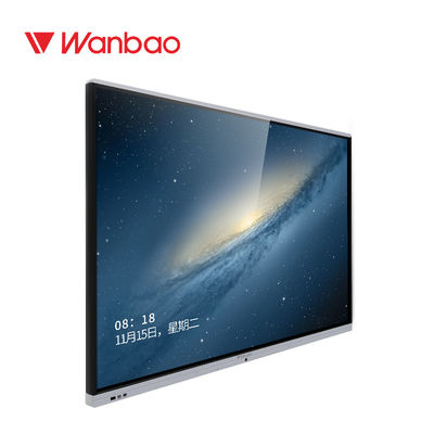 Sınıf için 4K Dokunmatik Ekran Duvara Monte İnteraktif Beyaz Tahta