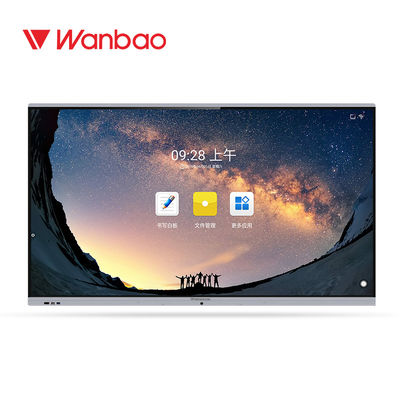 4k Entegre Akıllı İnteraktif Panel Dokunmatik Ekran Büyük Boy 65 `` 75 &quot;86&quot;