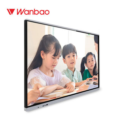 Hepsi Bir Arada LCD Etkileşimli Beyaz Tahta 86 İnç Öğretim Kullanımı 4K Ekran Dokunmatik