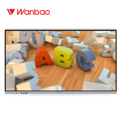 Hepsi Bir Arada LCD Etkileşimli Beyaz Tahta 86 İnç Öğretim Kullanımı 4K Ekran Dokunmatik
