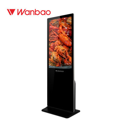 Yalnız Zemin Ayakta LCD Reklam Oyuncu 43 &quot;55&quot; 65 İnç Alışveriş Merkezi Standı