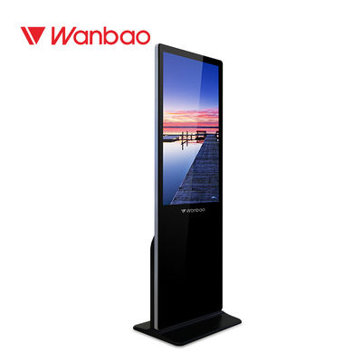 Yalnız Zemin Ayakta LCD Reklam Oyuncu 43 &quot;55&quot; 65 İnç Alışveriş Merkezi Standı