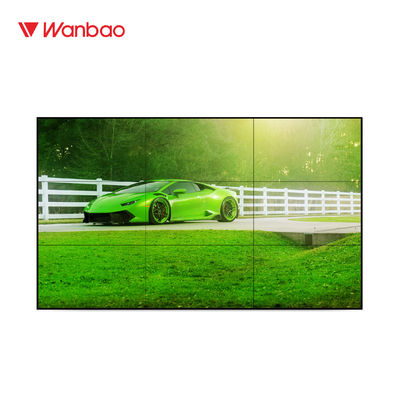 46 İnç Süper LCD Ekleme Ekranı Dar Çerçeve 6.3mm 3x3 LCD TV Duvarı