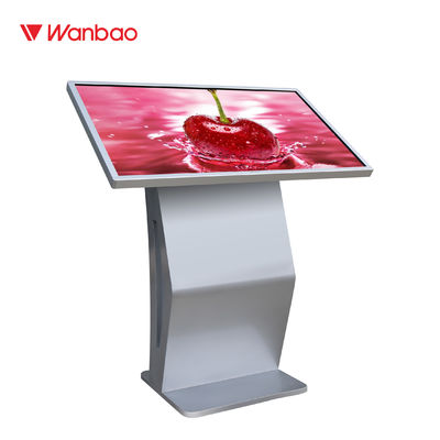 Havaalanı Reklamcılığı için Yatay İnteraktif Dokunmatik Ekran Kiosk 65 İnç
