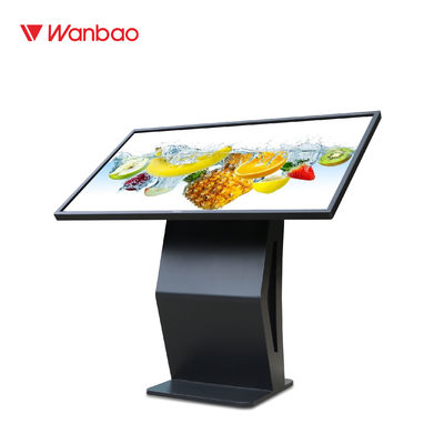 Havaalanı Reklamcılığı için Yatay İnteraktif Dokunmatik Ekran Kiosk 65 İnç