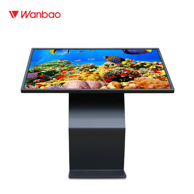 Havaalanı Reklamcılığı için Yatay İnteraktif Dokunmatik Ekran Kiosk 65 İnç