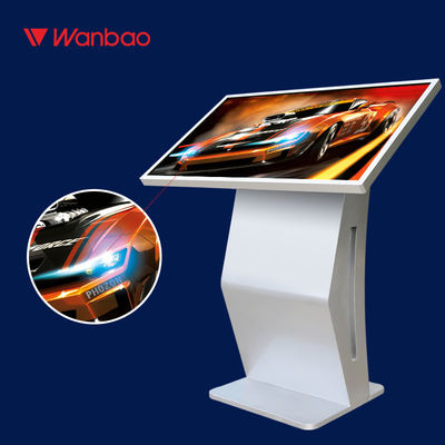 55 İnç Etkileşimli Dokunmatik Ekran Kiosk Yer Tipi Reklam Kiosk