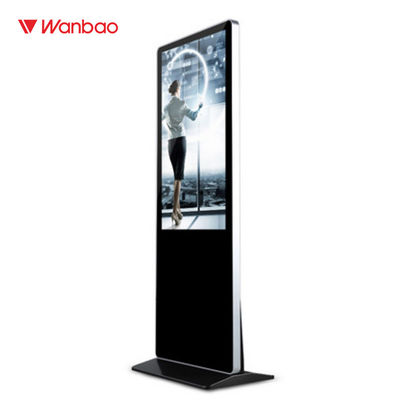 Alışveriş Merkezi için 43 &quot;50&quot; 55 &quot;65&quot; Ticari Zemin Ayakta Dokunmatik Ekran Kiosk