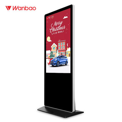 Kapalı Reklamcılık İçin Yer Tipi LED Dokunmatik Ekran Dijital Tabela