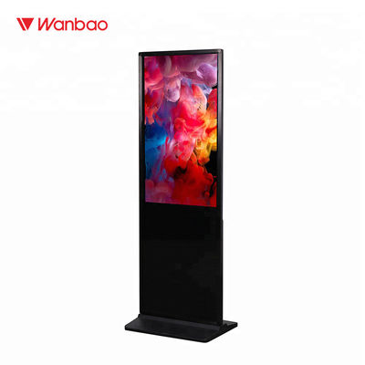 4cm Ultra İnce Gövdeli LED LCD Kapalı Dijital Reklam Ekranı Tabela