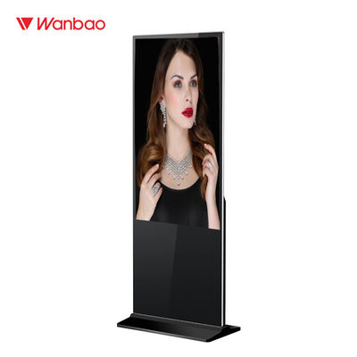 65 &quot;Dikili LCD Reklam Oyuncu Dokunmatik Ekran Kapalı LCD Dijital Tabela