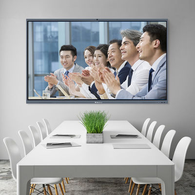 3840*2160 HD Akıllı İş Dokunmatik Ekran Etkileşimli Beyaz Tahta 100 İnç