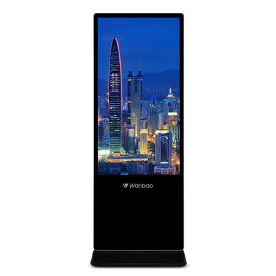 65 İnç Kapalı LCD Dijital Tabela Reklam Oyuncusu Çoklu Dil