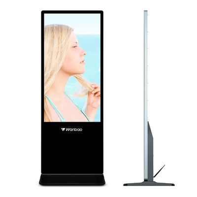 65 İnç Kapalı LCD Dijital Tabela Reklam Oyuncusu Çoklu Dil