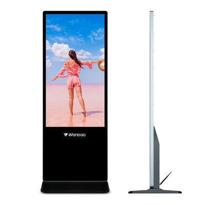 32 - 65 İnç Lcd Ekran Dijital Reklam Ekipmanları Ayaklı LCD Reklam Oyuncusu