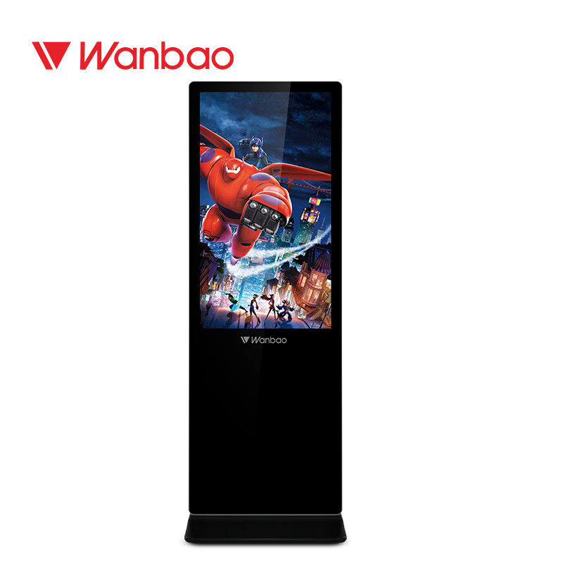 Yalnız Zemin Ayakta LCD Reklam Oyuncu 43 &quot;55&quot; 65 İnç Alışveriş Merkezi Standı