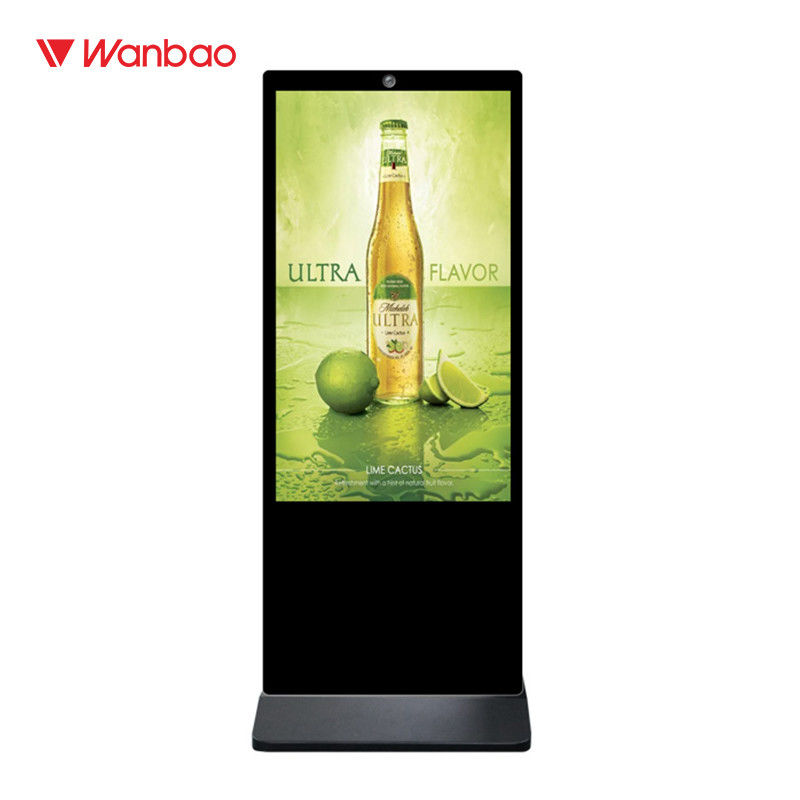 Büyük Boy Zemin Ayakta Lcd Reklam Oyuncu Etkileşimli Kiosk Dokunmatik Ekran