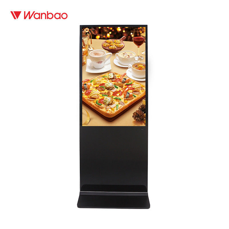 65 &quot;Dikili LCD Reklam Oyuncu Dokunmatik Ekran Kapalı LCD Dijital Tabela