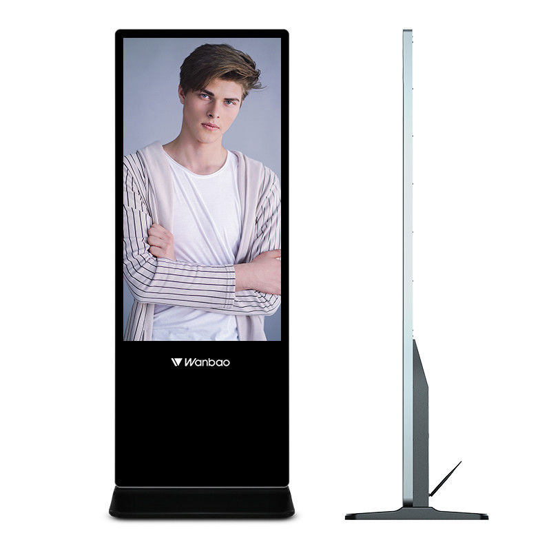 32 - 65 İnç Lcd Ekran Dijital Reklam Ekipmanları Ayaklı LCD Reklam Oyuncusu