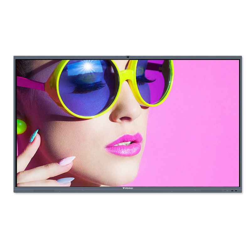 Usb İnteraktif Düz Panel Hepsi Bir Arada Toplantı / Eğitim İçin Kurumsal Beyaz Tahta 75&quot;