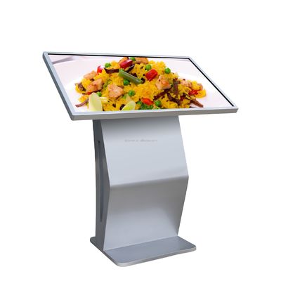 65'' Yatay Elektronik Tabela HD Wi-Fi Network Dokunmatik LCD Ekran Sorgu Makinesi