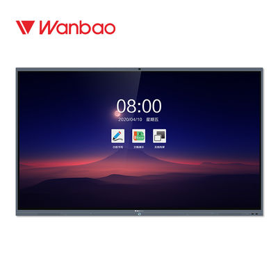 Okullar İçin İnteraktif Dijital Akıllı Tahta Elektronik Eğitim Ekipmanları 55/65/75/86/100 İnç