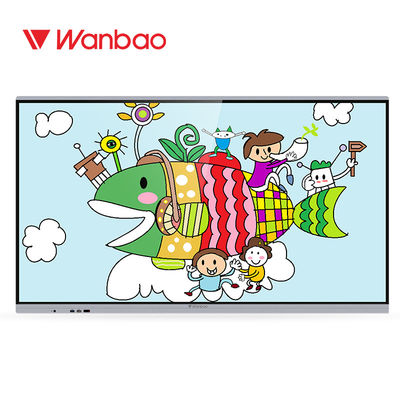 Sınıf Eğitim Dokunmatik Ekran İnteraktif Beyaz Tahta Alüminyum Alaşımlı Çerçeve